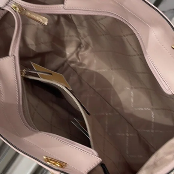 MICHAEL KORS Jet Set Travel Large Signature Chain Shoulder Tote Bag pink - Picture 6 of 8